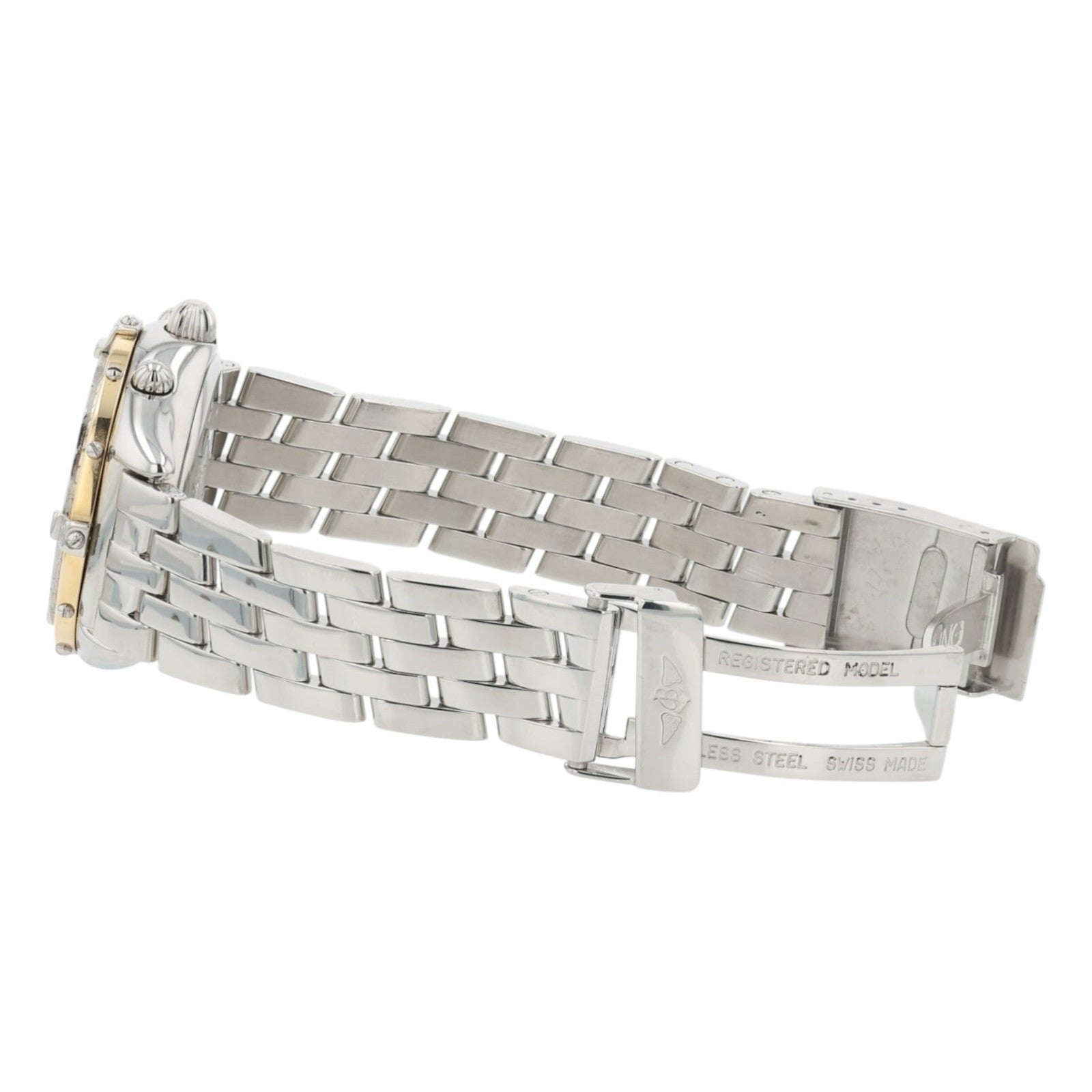 Breitling Cockpit White Dial Gold & Steel 37mm Automatic Men’s Watch D30011