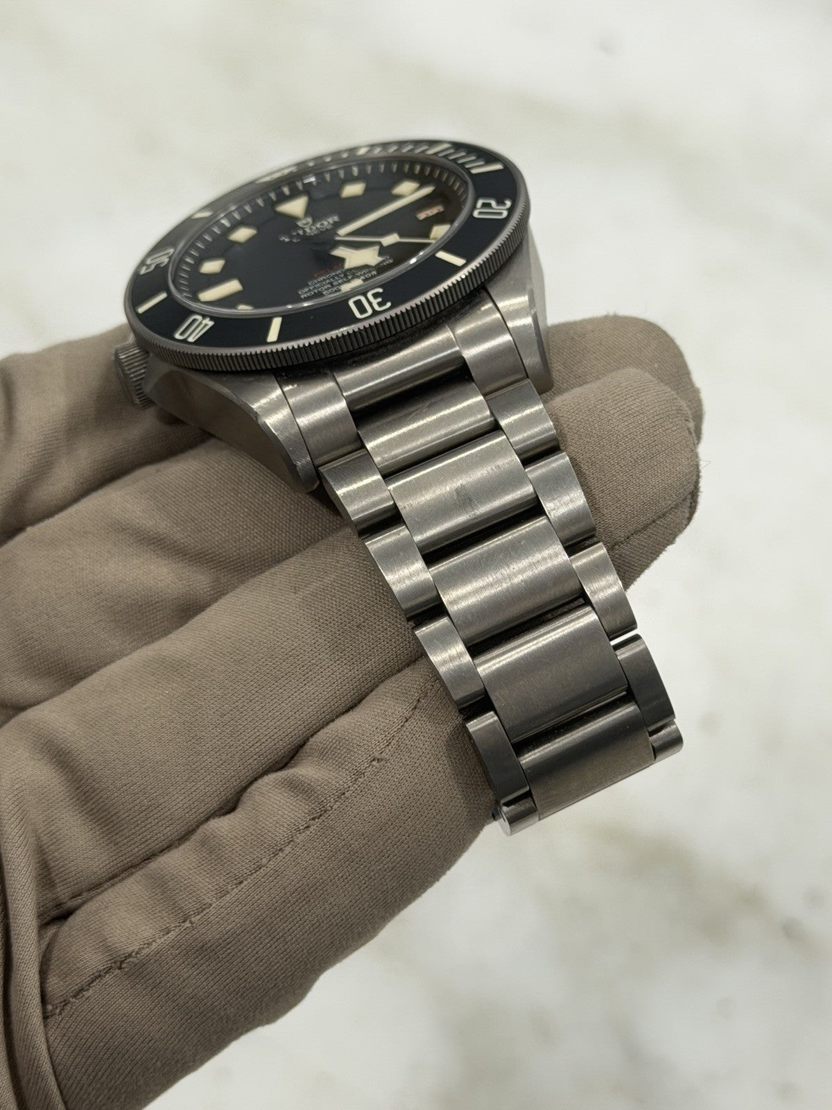2018 Tudor Pelagos LHD Men's Automatic Titanium Watch 25610TNL - Box/Paper