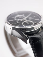 Tag Heuer Carrera Chronograph Stainless Steel Black Dial 41mm Automatic Watch