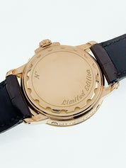 Blancpain Leman 18k Rose Gold White Dial 38mm Automatic Men's Watch 3563A