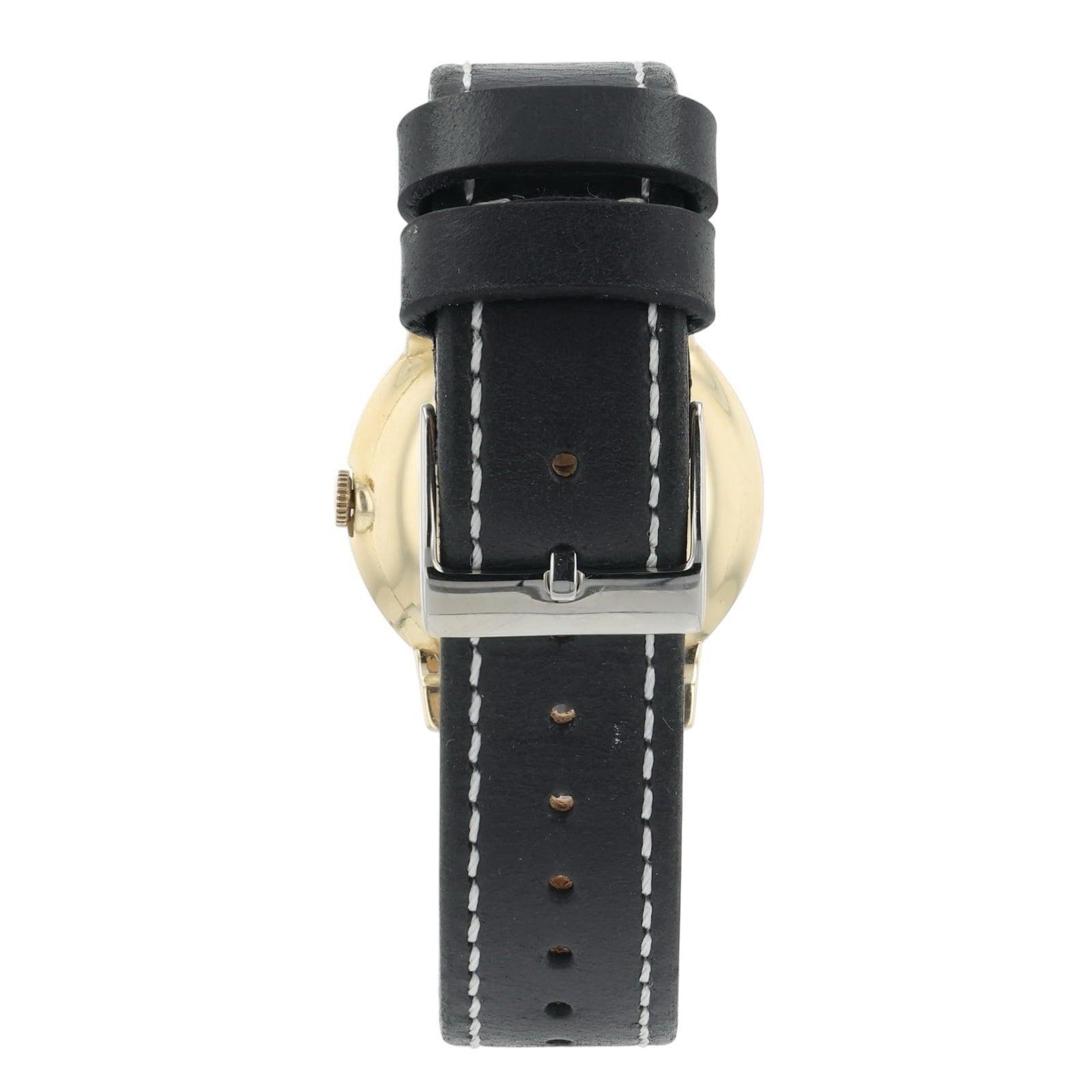 Rolex Vintage Silver Dial 14k Solid Gold 33mm Manual Wind Men’s Watch 3038