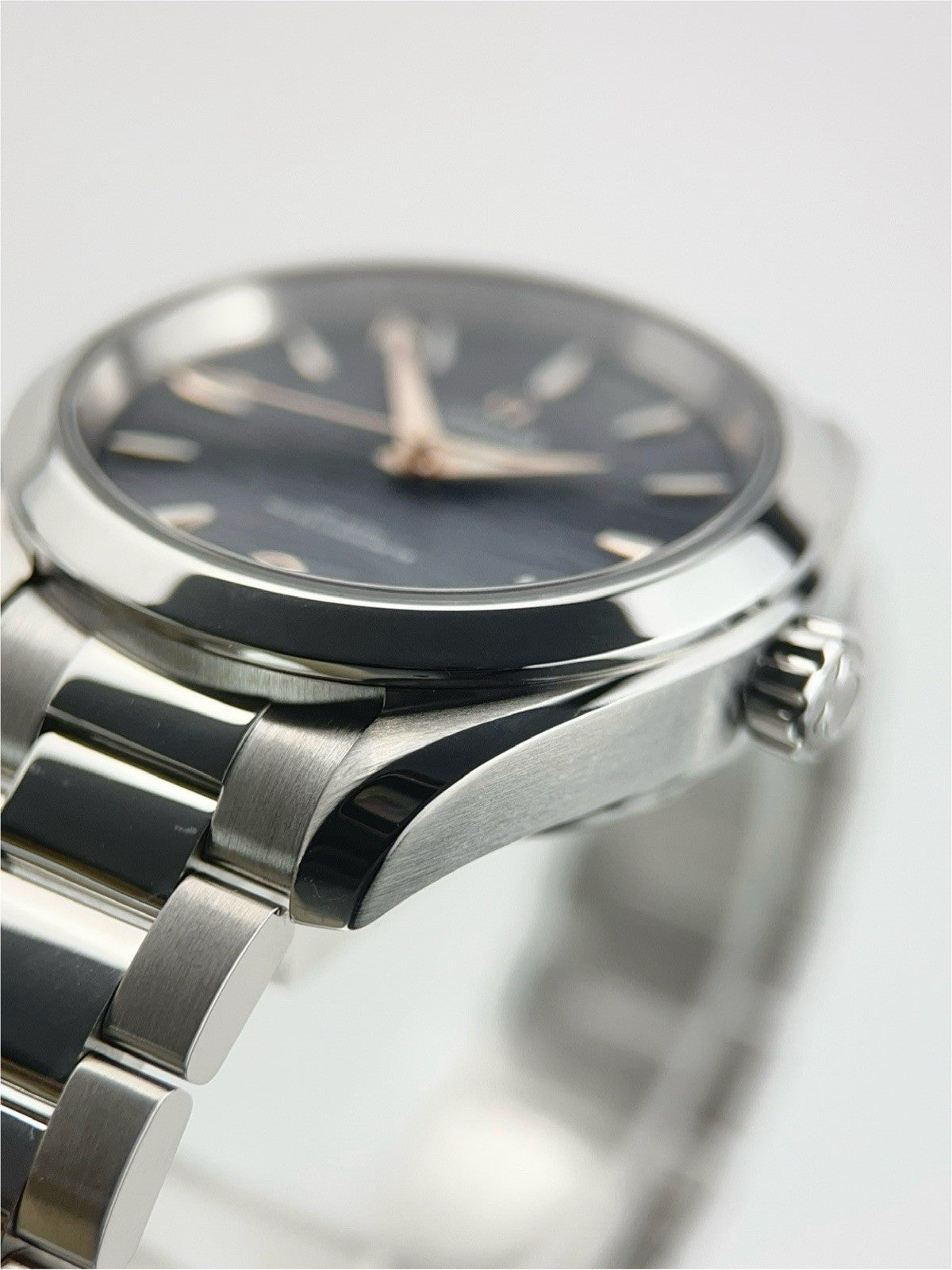 Omega Seamaster Steel Blue Dial 34mm Automatic Women's Watch 220.10.34.20.03.001