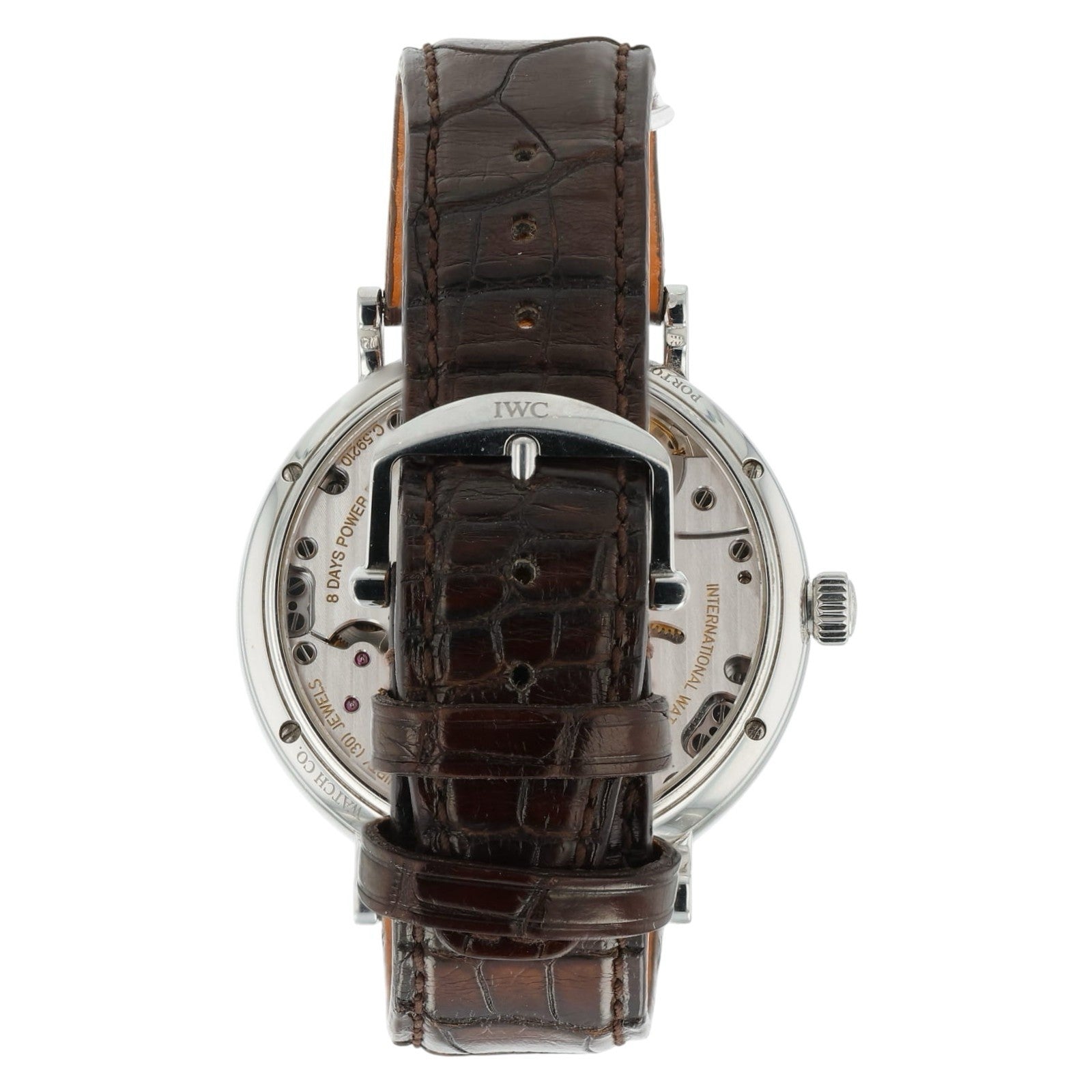 IWC Portifino Black Dial Stainless Steel 45mm Manual Wind Men’s Watch IW510102