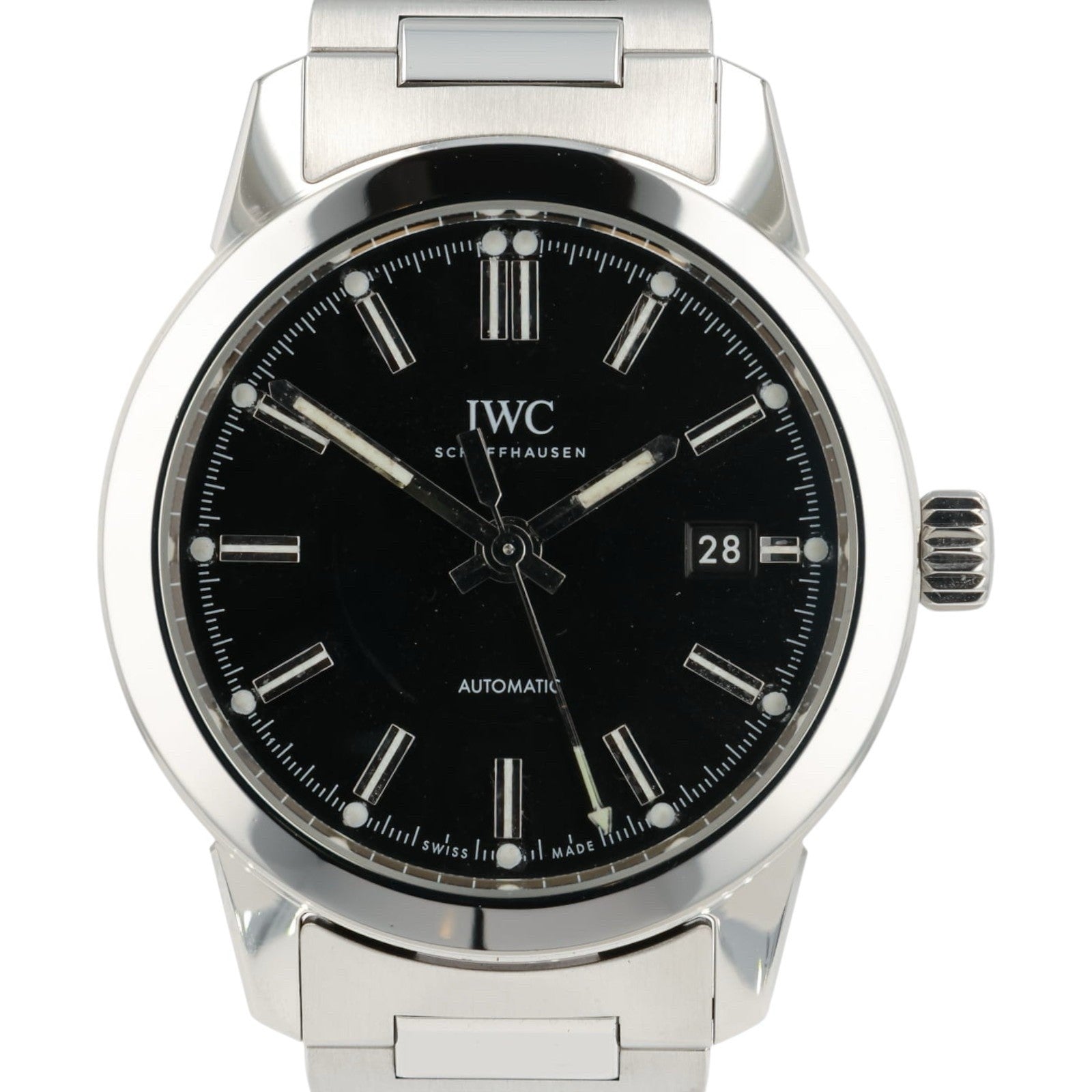 IWC Ingenieur Black Dial Stainless Steel 40mm Automatic Men’s Watch IW357002