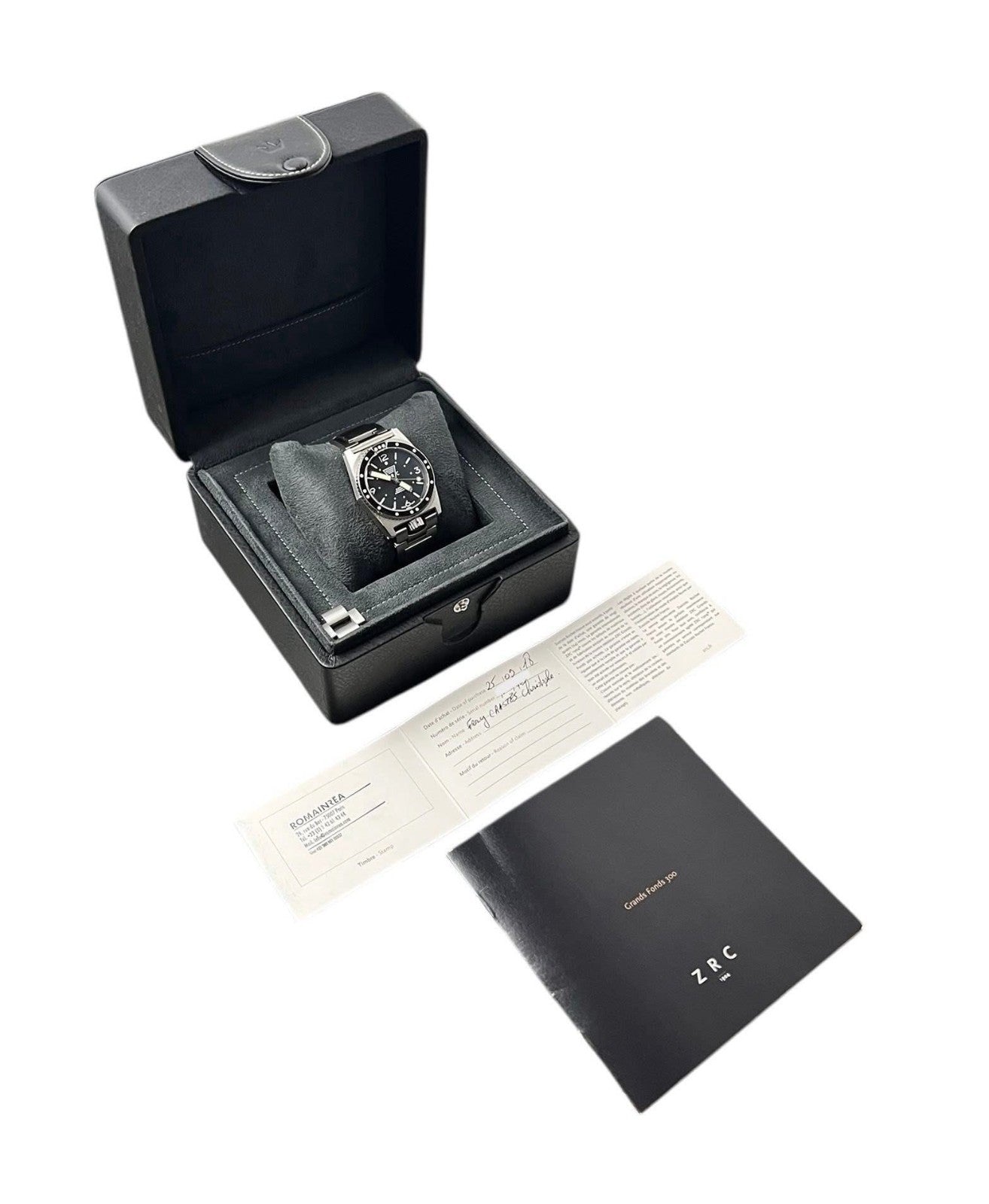 ZRC Grand Fonds 1964 Black Dial Stainless Steel 42mm Automatic Men’s Watch 4000