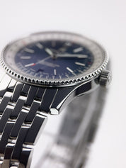 Breitling Navitimer Stainless Steel Blue Dial 38mm Automatic Men’s Watch A17325