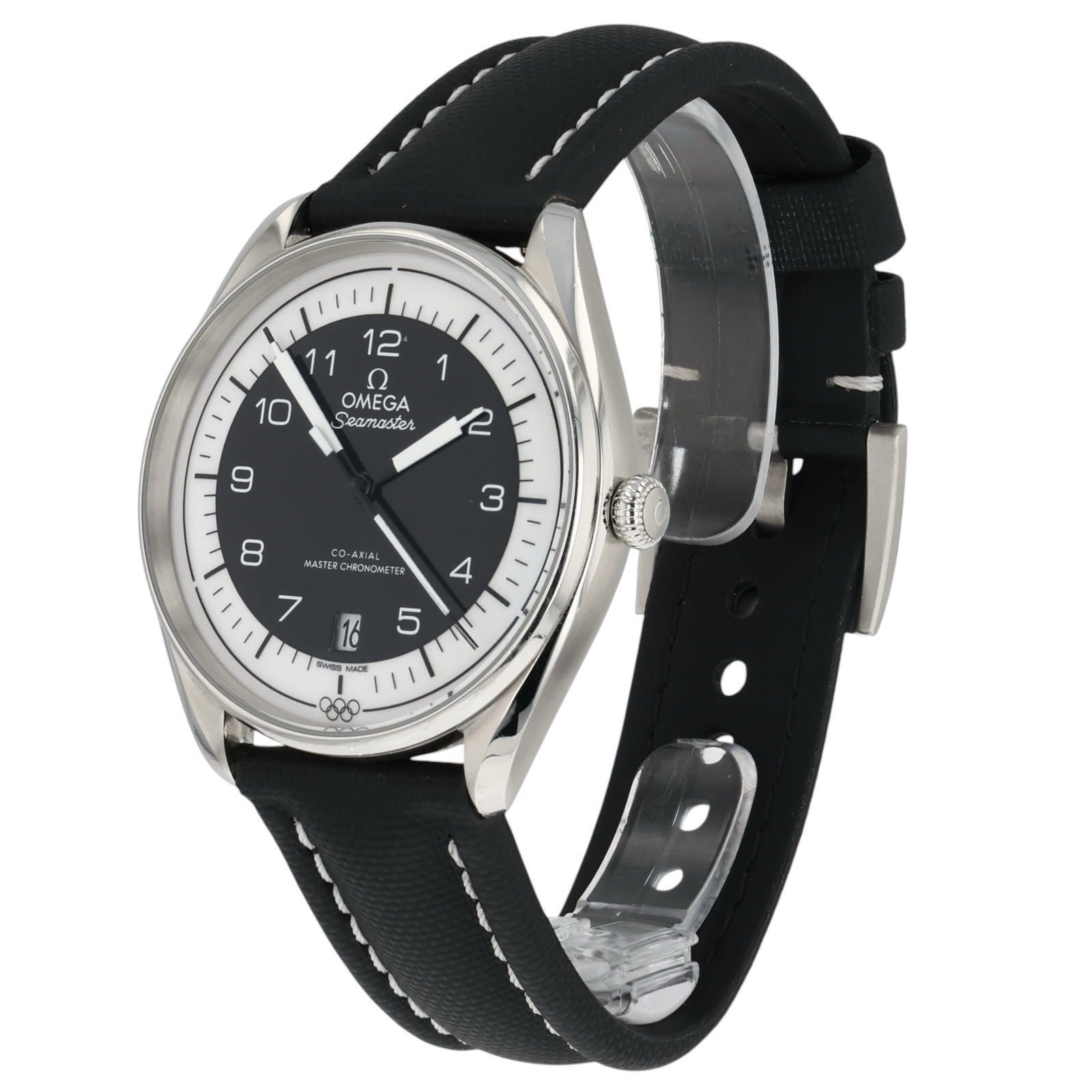 Omega Seamaster Olympic Steel Black Dial 40mm Automatic Mens 522.32.40.20.01.003