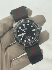 2024 Tudor Pelagos FXD 25717N Titanium 42mm Fabric Strap Watch - Box & Papers