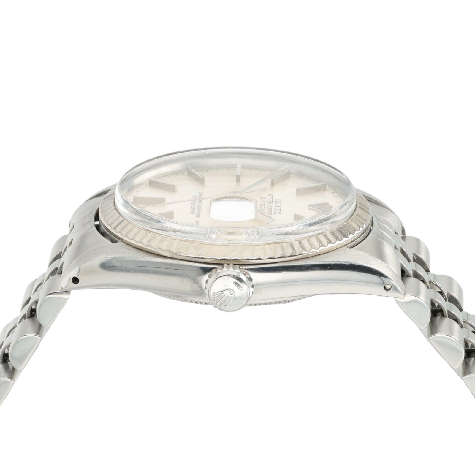 Rolex Datejust Silver Dial Stainless Steel 36mm Automatic Men’s Watch 16014