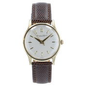 IWC Silver Dial 14k Gold 33mm Manual Wind Movement Men’s Watch C89
