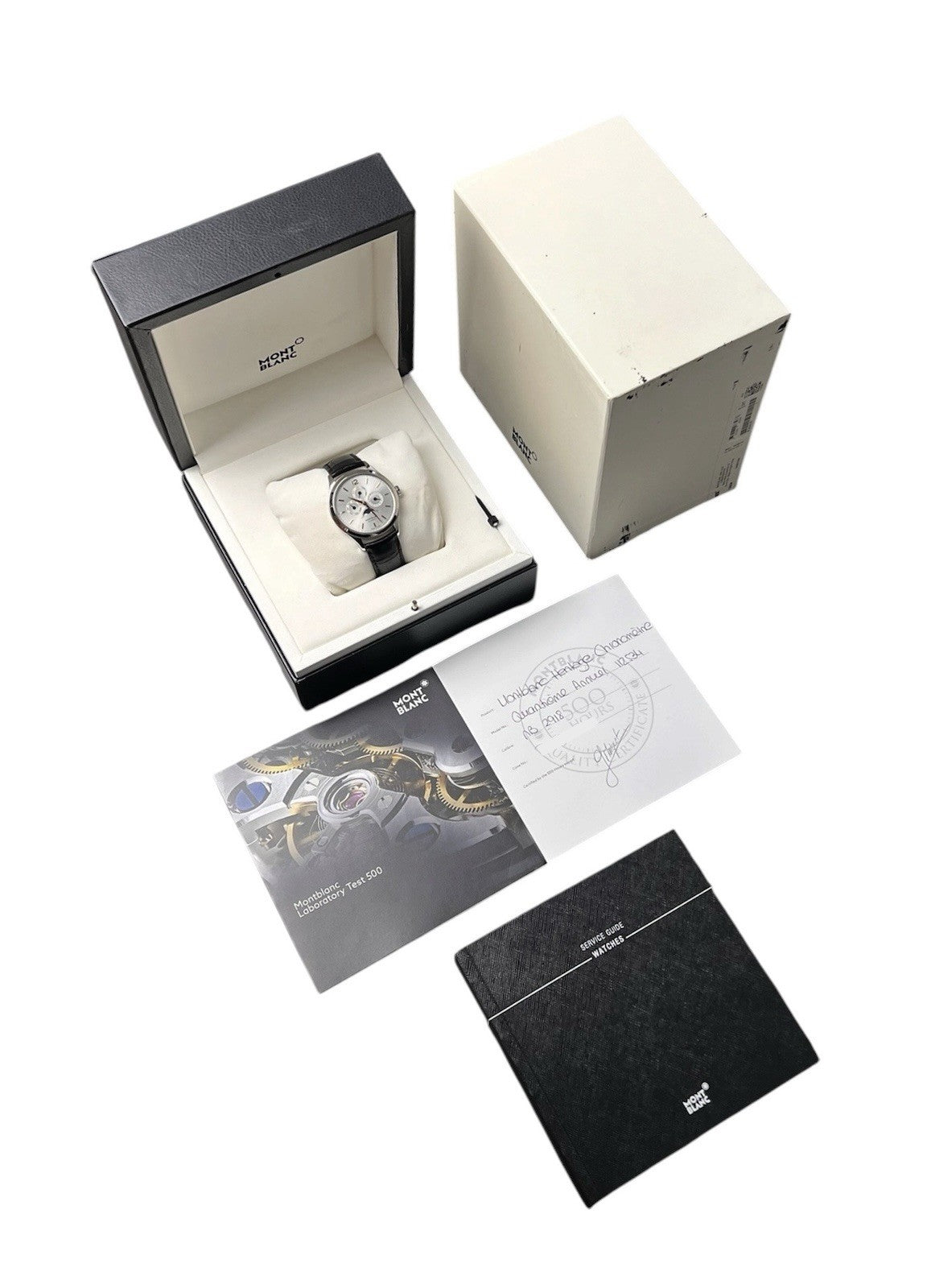 MontBlanc Heritage Spirit Silver Dial Stainless Steel 40mm Automatic Mens 112534