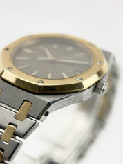 Audemars Piguet Gold & Steel Brown Dial 35mm Quartz Men’s Watch 56023SA