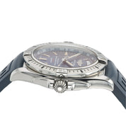 Breitling Galactic Day-Date Blue Dial Stainless Steel 44mm Automatic Mens A45320