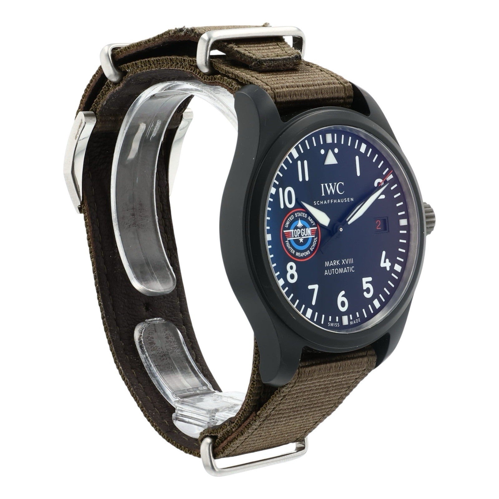 IWC Pilot Mark Ceramic Black Dial 41mm Automatic Movement Men’s Watch IW324712