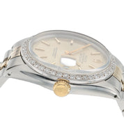 Rolex Datejust Steel & Gold Champagne Dial 36mm Automatic Mens Watch 1601