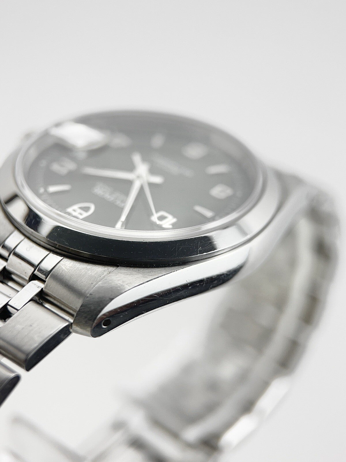 Tudor Prince Date Stainless Steel Black Dial 34mm Automatic Men’s Watch 74000