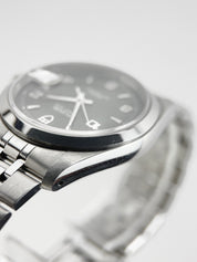 Tudor Prince Date Stainless Steel Black Dial 34mm Automatic Men’s Watch 74000