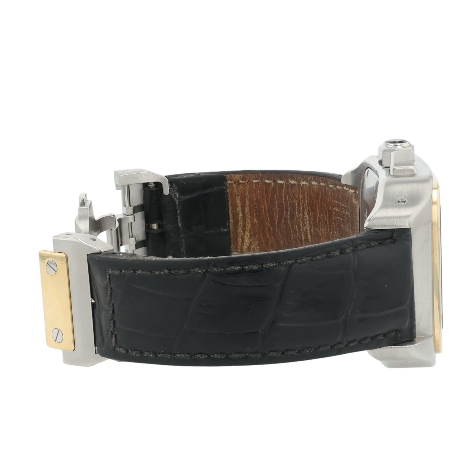 Cartier Santos Gold & Steel Silver Dial 42mm Automatic Men’s Watch W20091X7