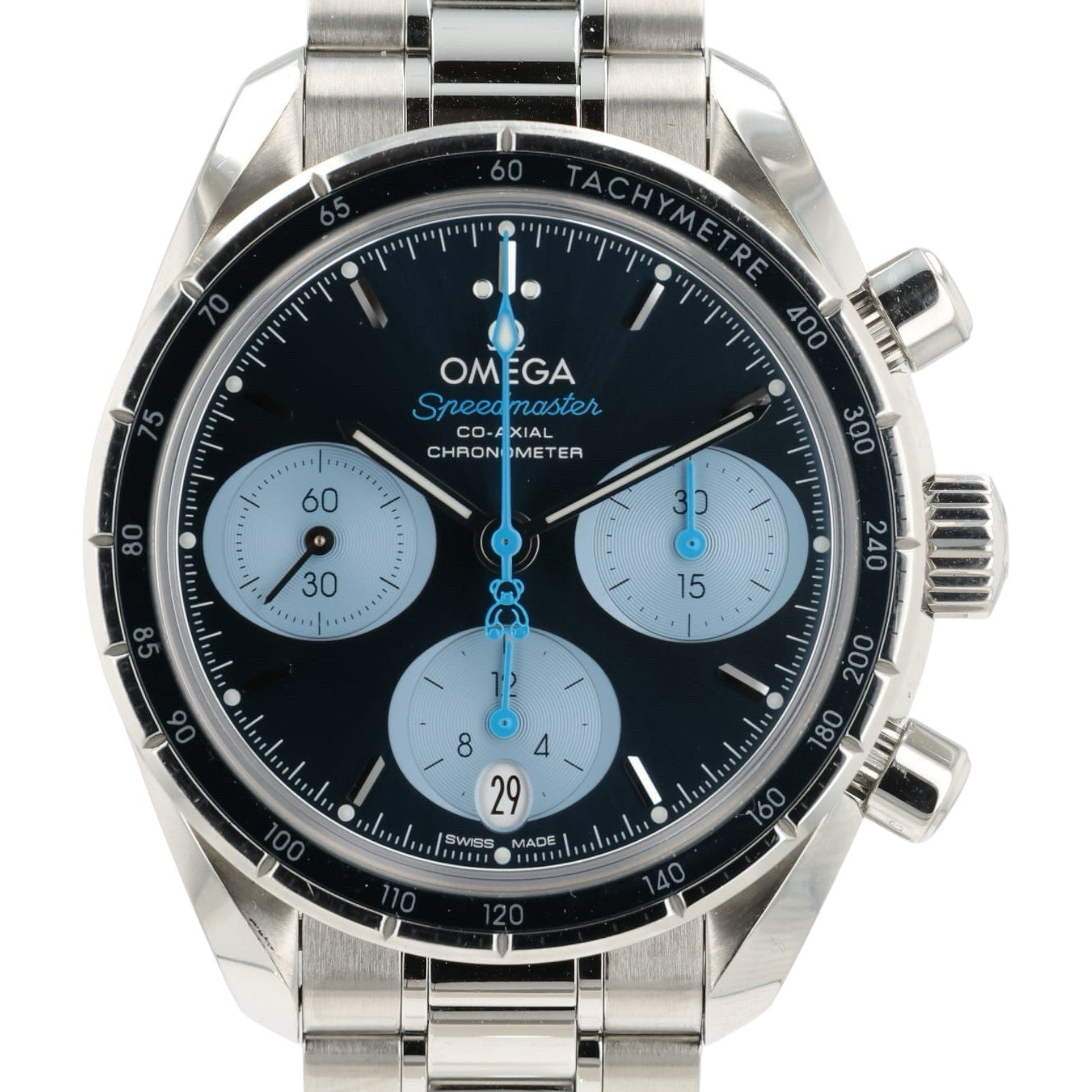 Omega Speedmaster Blue Dial Steel 38mm Automatic Men’s Watch 324.30.38.50.03.002