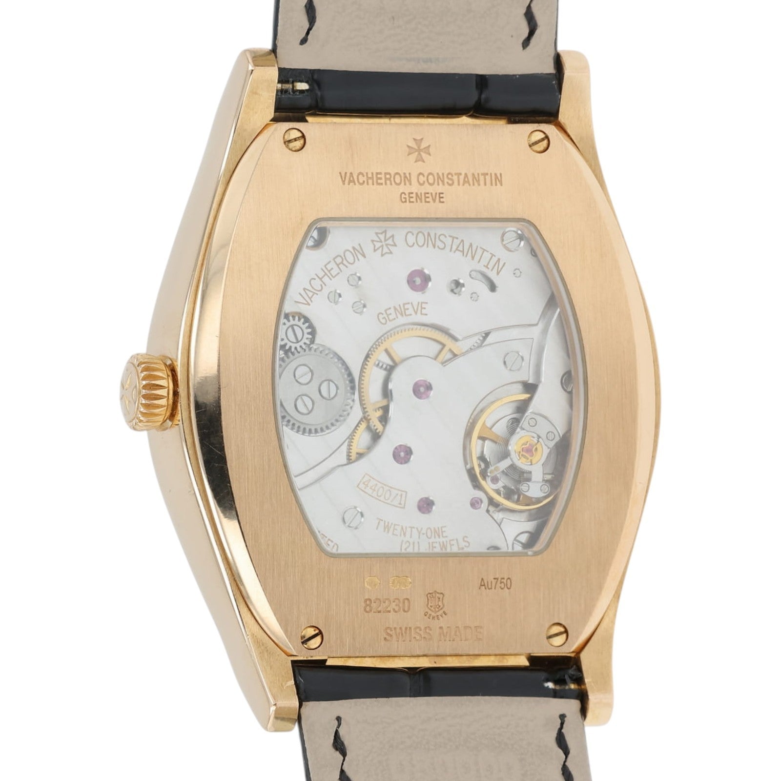 Vacheron Constantin Malte Gray Dial 18k Rose Gold 36.7mm Manual Wind Mens 82230