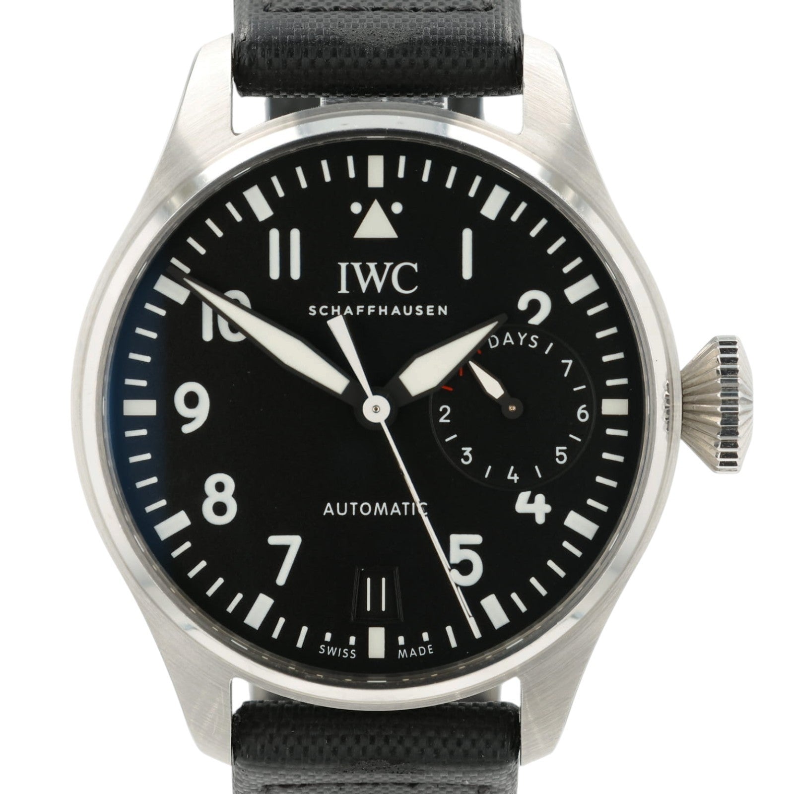IWC Big Pilot Black Dial Stainless Steel 46mm Automatic Mens Watch IW501001