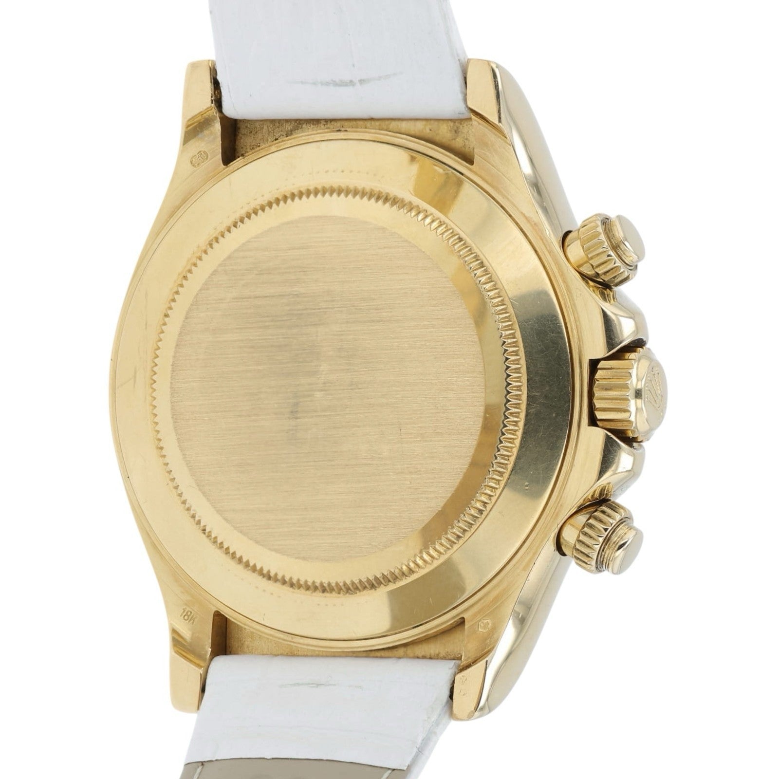Rolex Daytona White Dial 18k Yellow Gold 40mm Automatic Mens Watch 116518