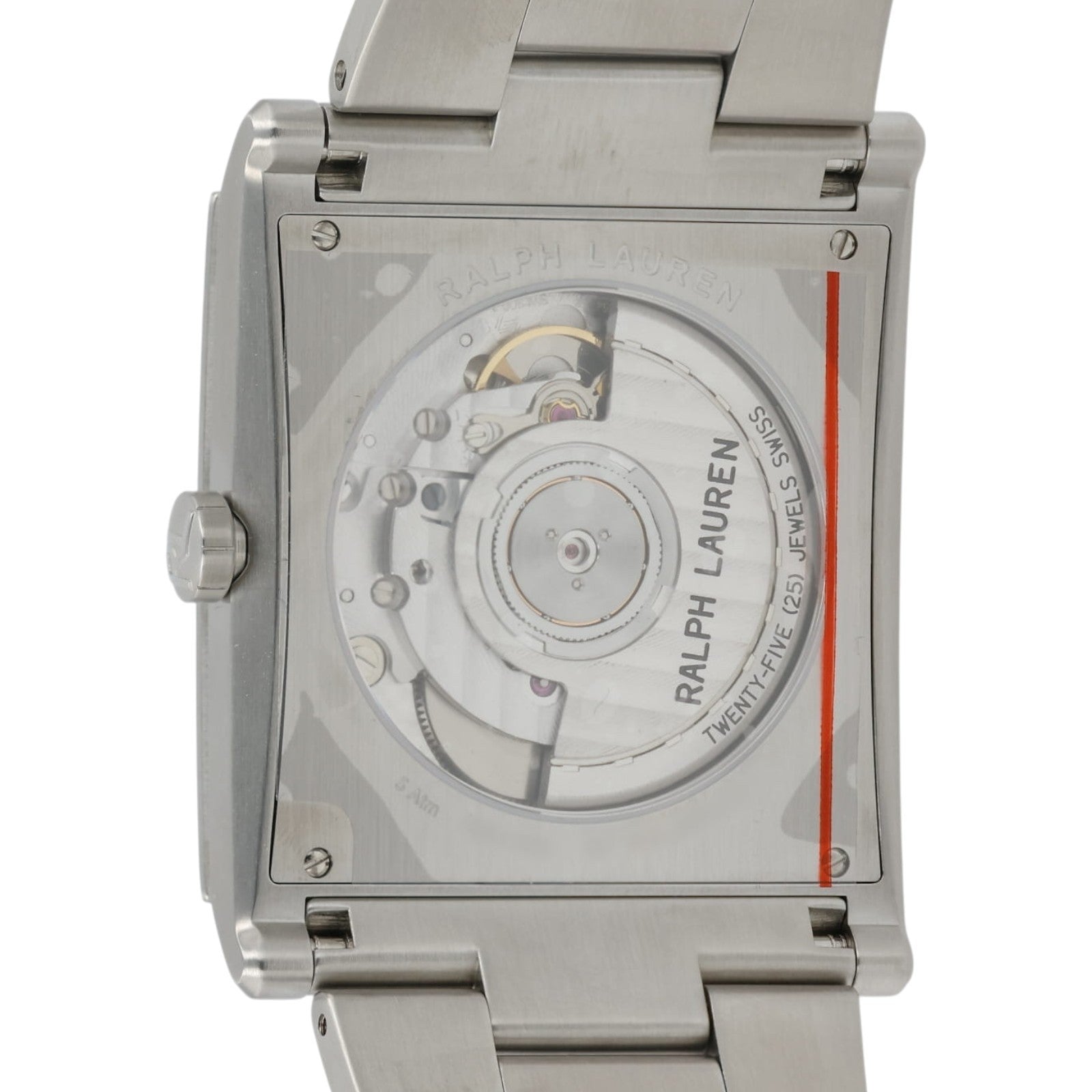 NEW Ralph Lauren 867 White Dial Stainless Steel 35mm Automatic Men's Watch