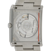 NEW Ralph Lauren 867 White Dial Stainless Steel 35mm Automatic Men's Watch