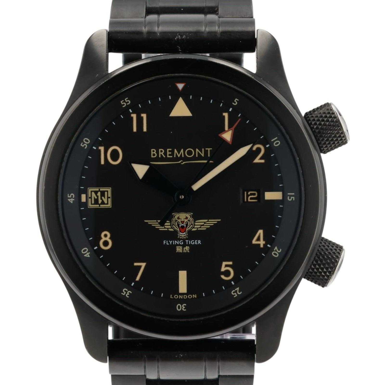 Bremont Flying Tiger Black Dial Stainless Steel 43mm Automatic Men’s Watch