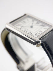 Cartier Tank Solo Steel Silver Dial 31mm Automatic Men's Watch W5200027