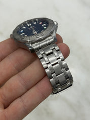 Omega Seamaster "Beijing 2022" Automatic Chronometer Blue Dial Mens Watch