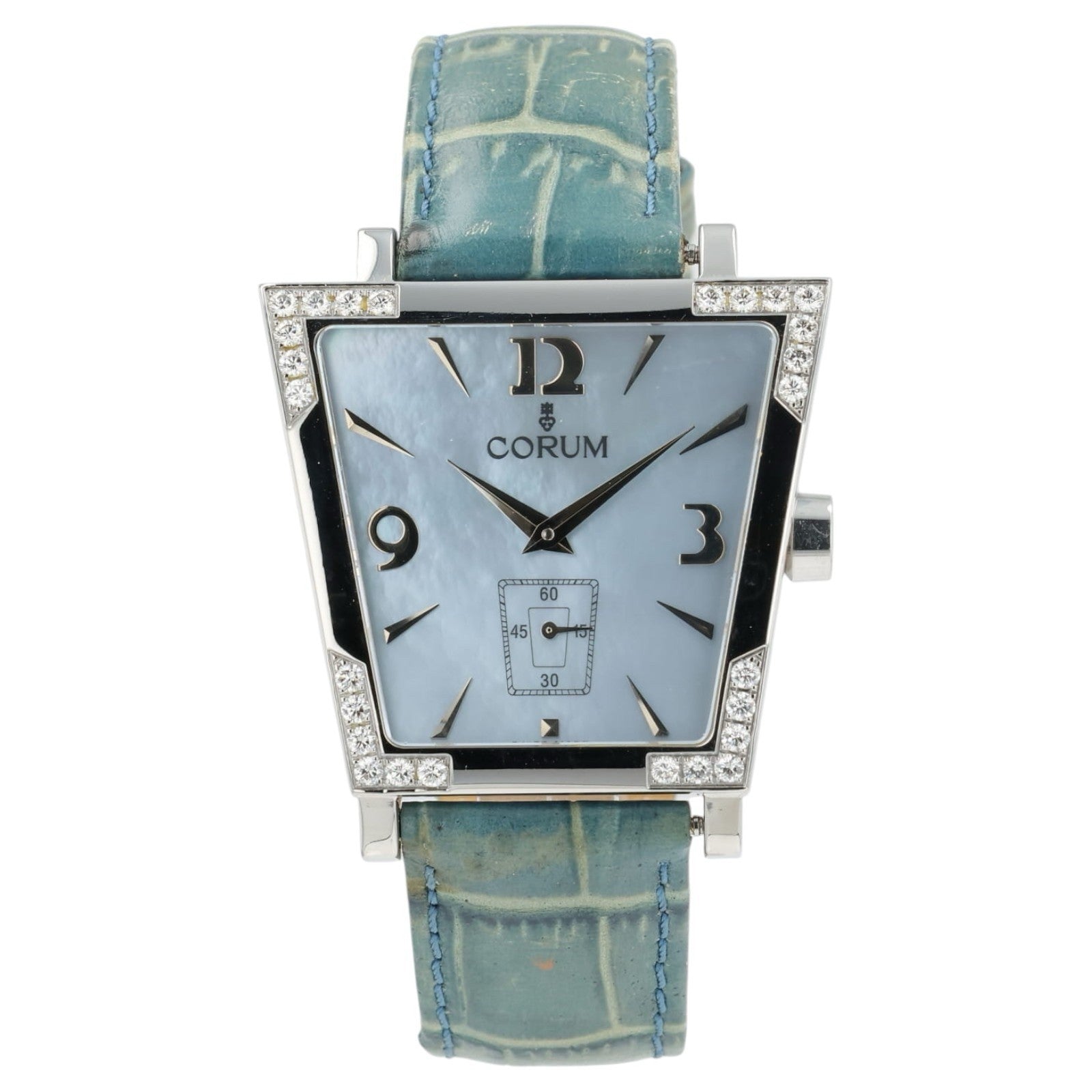 Corum Trapeze Mother of Pearl Dial Steel 35x40mm Quartz Ladies Watch 106.405.47