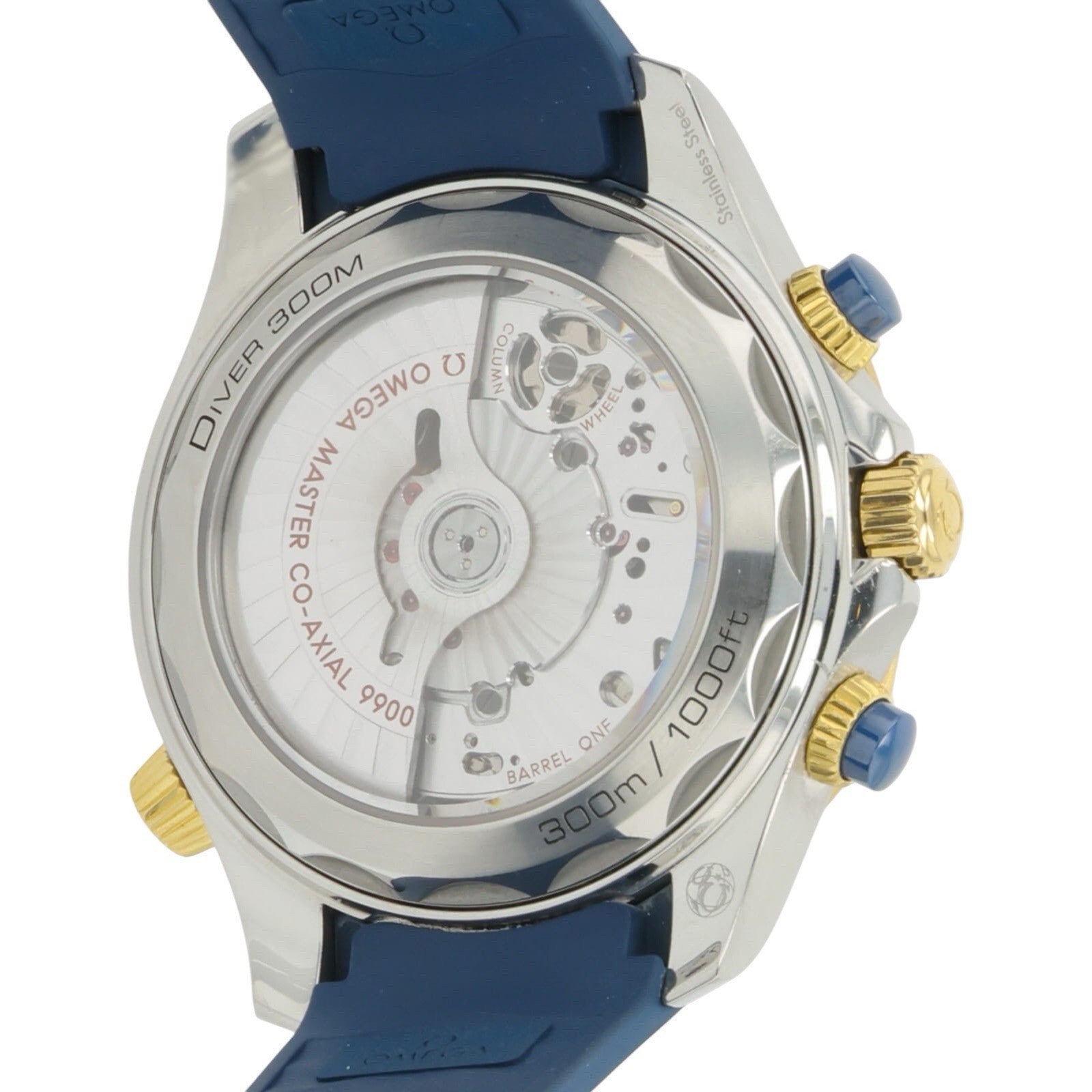 Omega Seamaster Diver Gold & Steel Blue Dial 44mm Automatic 210.22.44.51.03.001