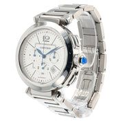 Cartier Pasha Chronograph White Dial Stainless 42mm Automatic Men’s W31085M7