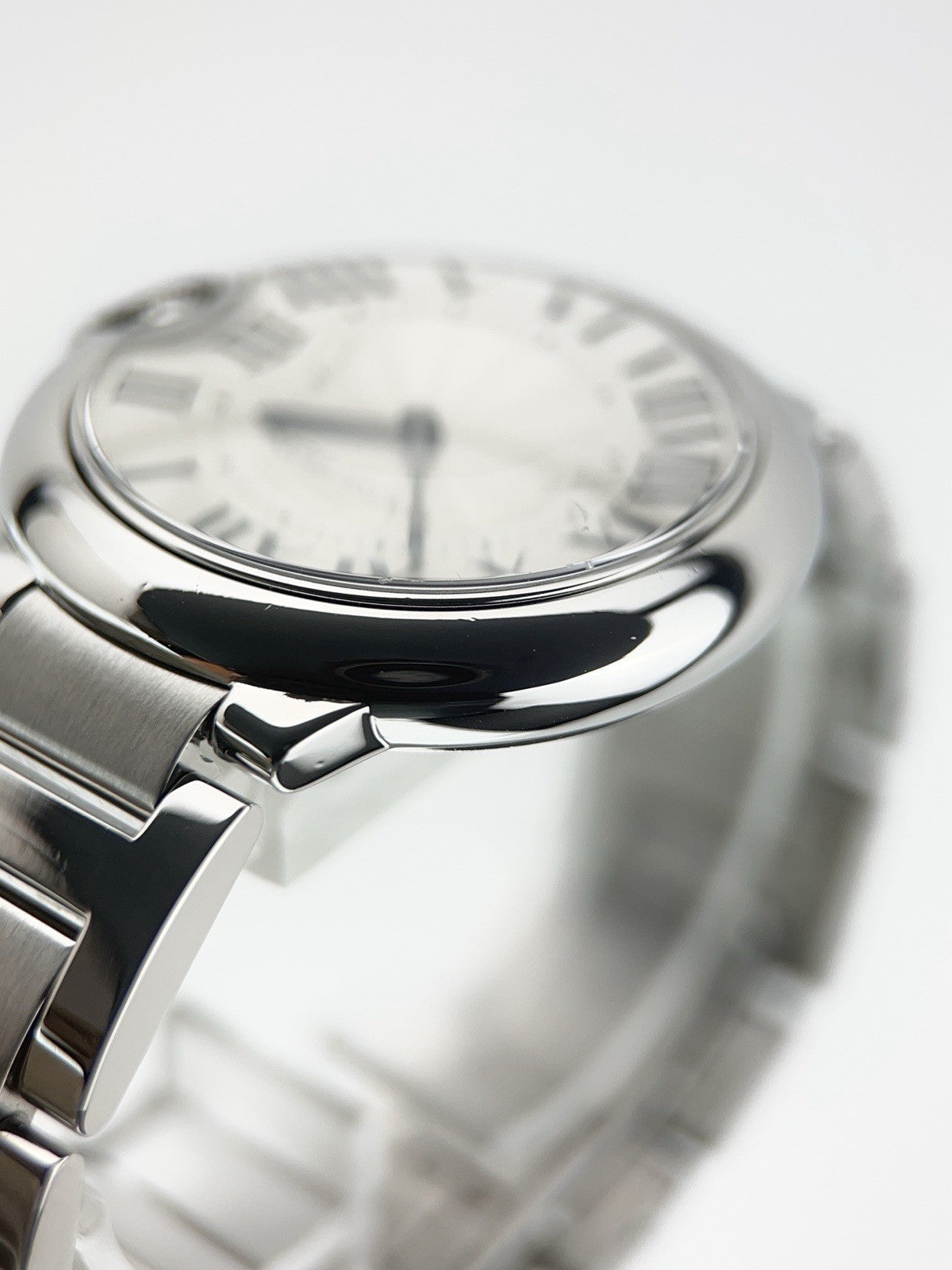 Cartier Ballon Bleu Stainless Steel Silver Dial 36mm Quartz Men’s Watch W69011Z4