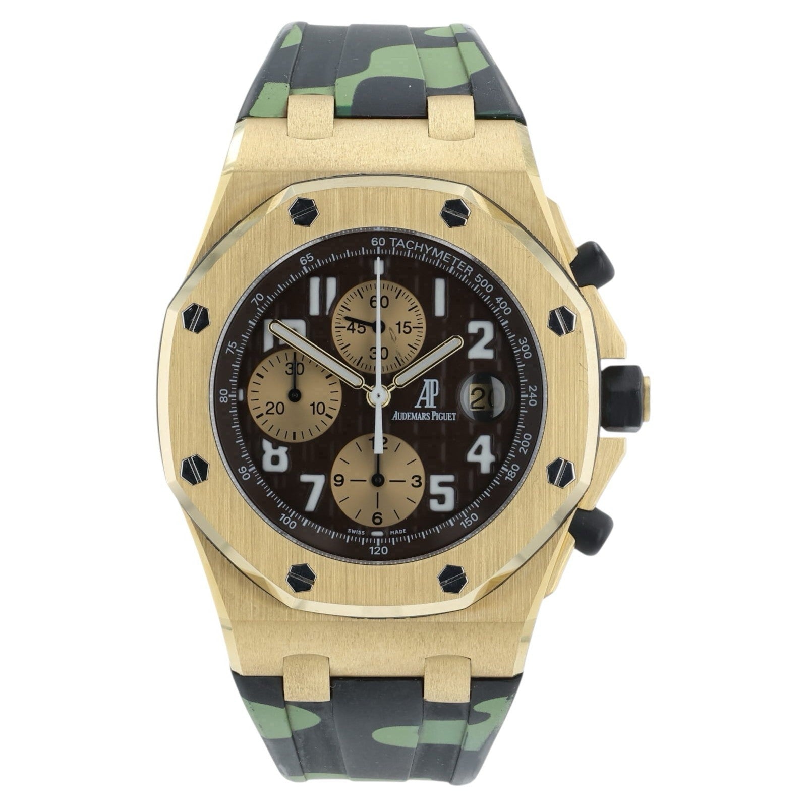 Audemars Piguet Royal Oak Arnold Schwarzenegger 18k Yellow Gold Watch 26007BA