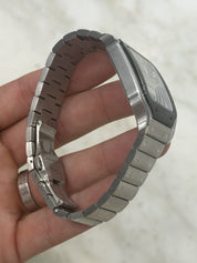 Cartier Santos Stainless Steel Grey Dial 39.8mm Automatic Men's Watch WSSA0037