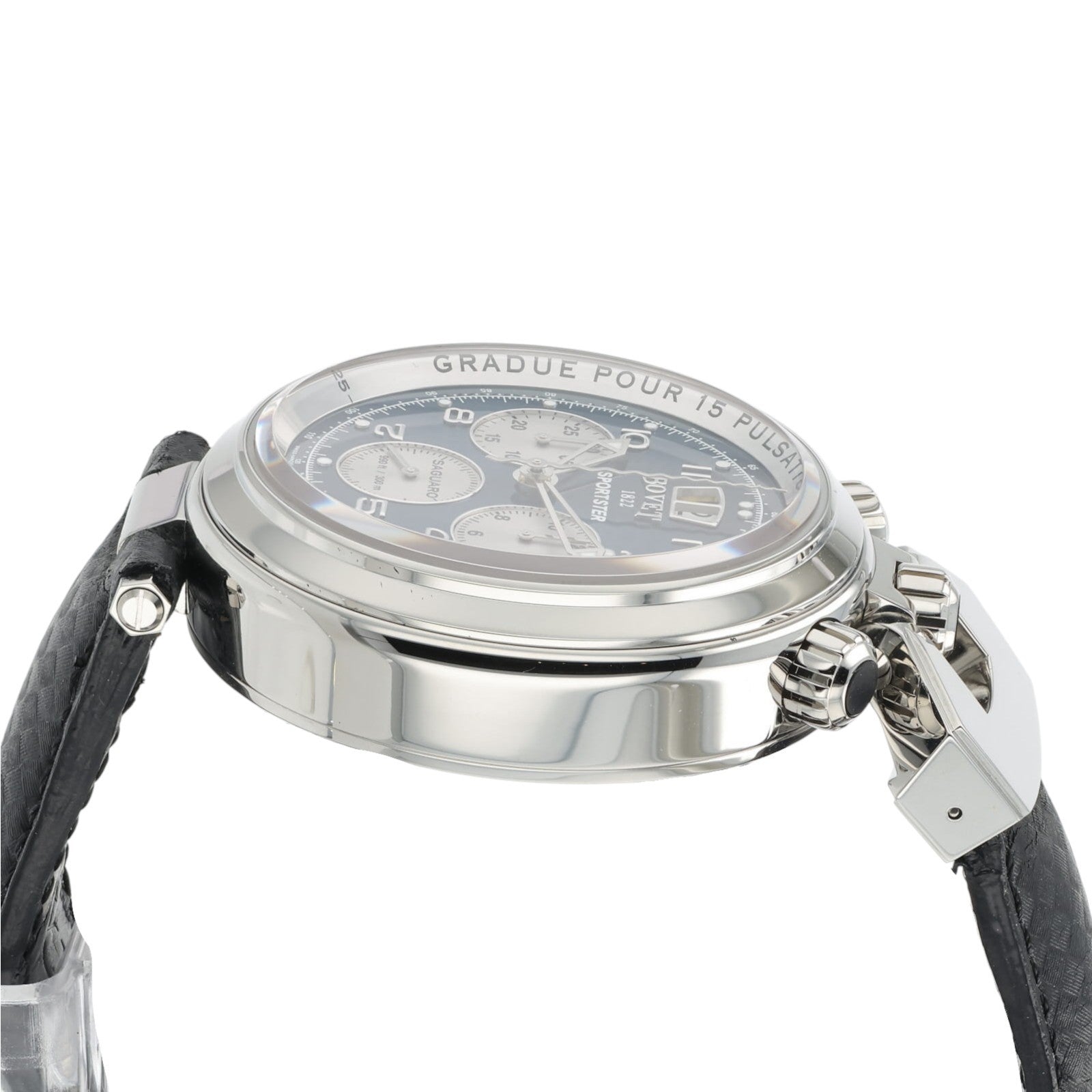 NEW 2025 Bovet Sportster Saguaro Steel Blue Dial 46mm Auto Men's Watch SP0477