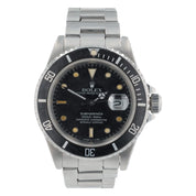 Rolex Submariner Date Stainless Steel Black Dial 40mm Automatic Mens Watch 16610