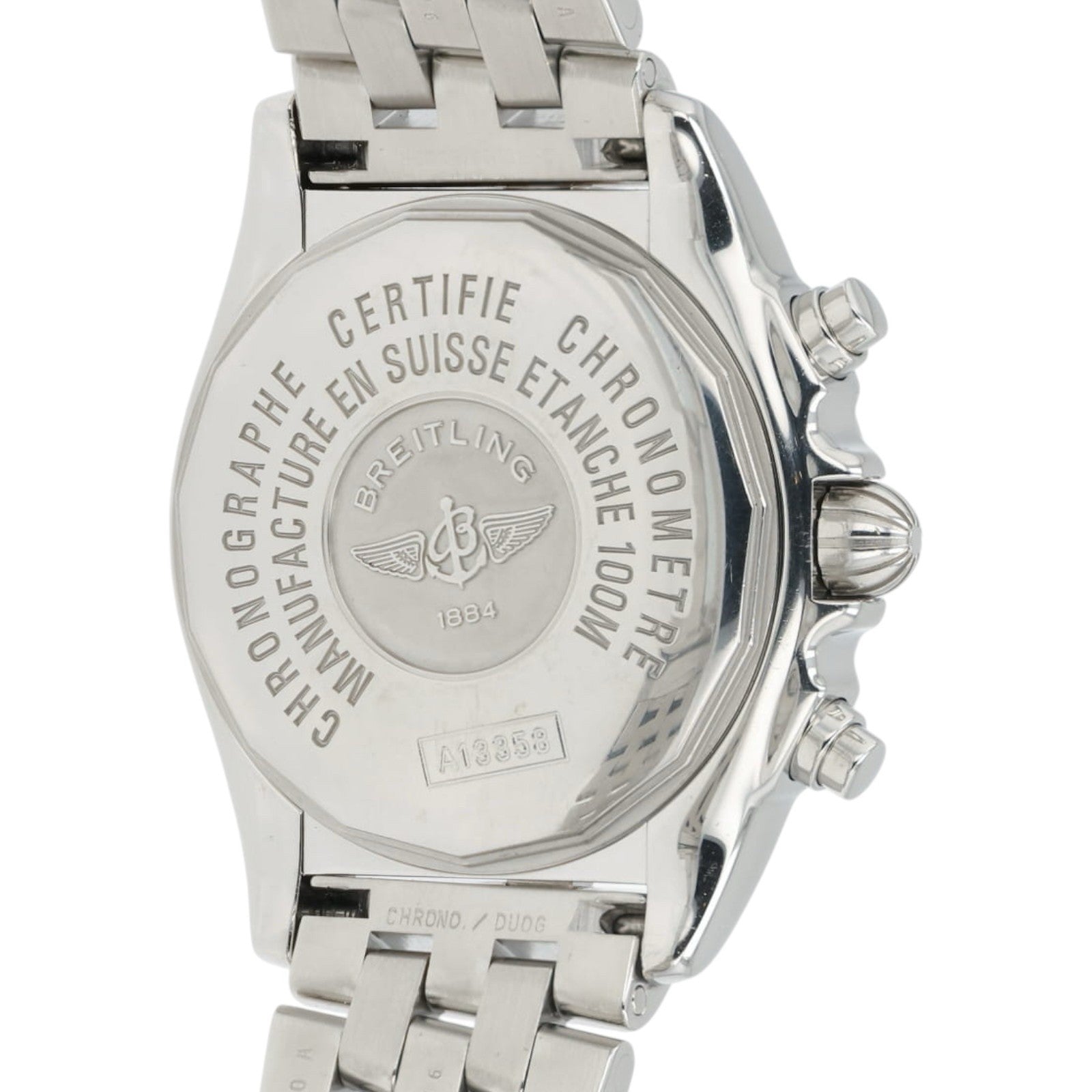 Breitling Chronomat Brown Dial Stainless Steel 39mm Automatic Mens Watch A13358