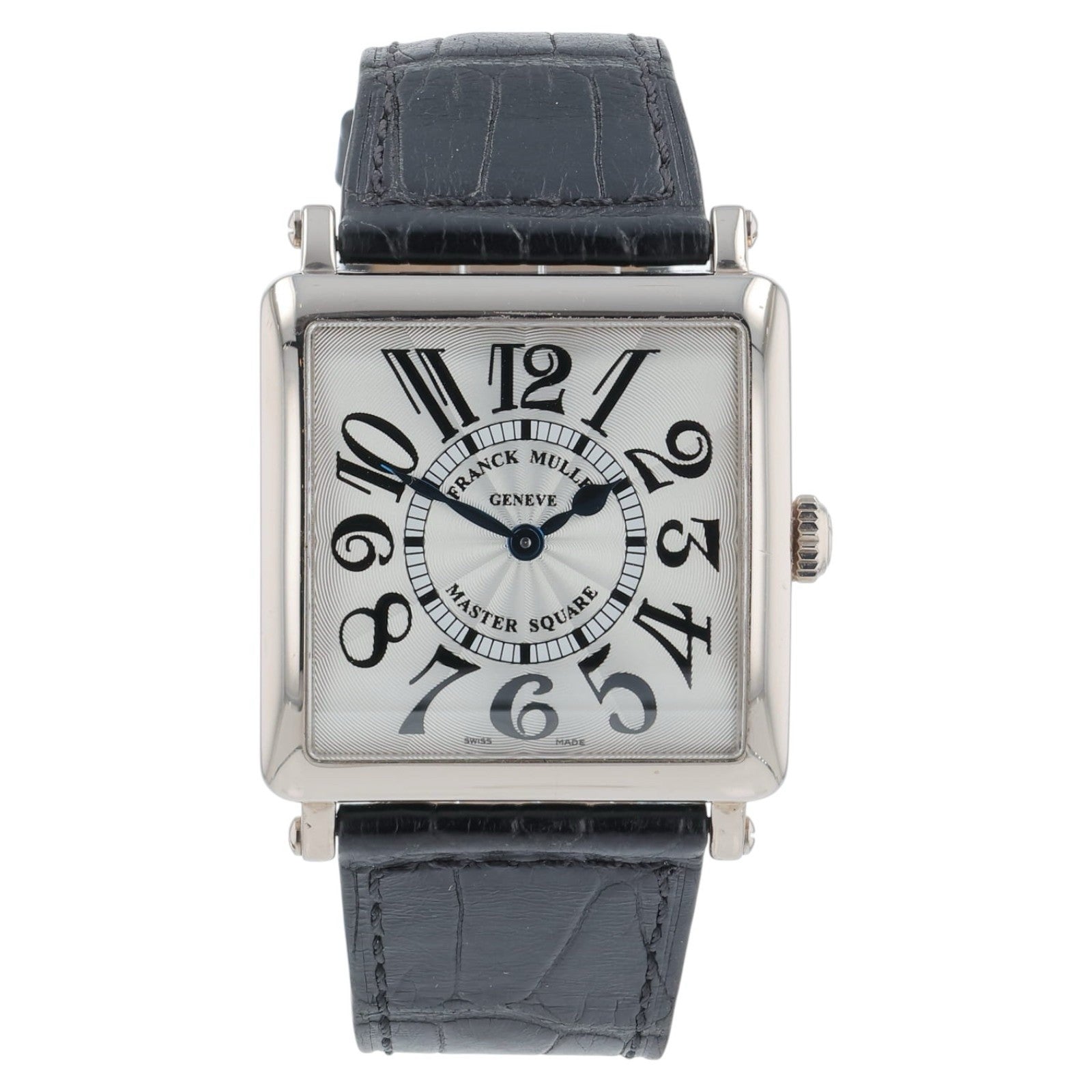 Franck Muller Master Square 18k White Gold Silver Dial 33mm Quartz 6002 M QZ V