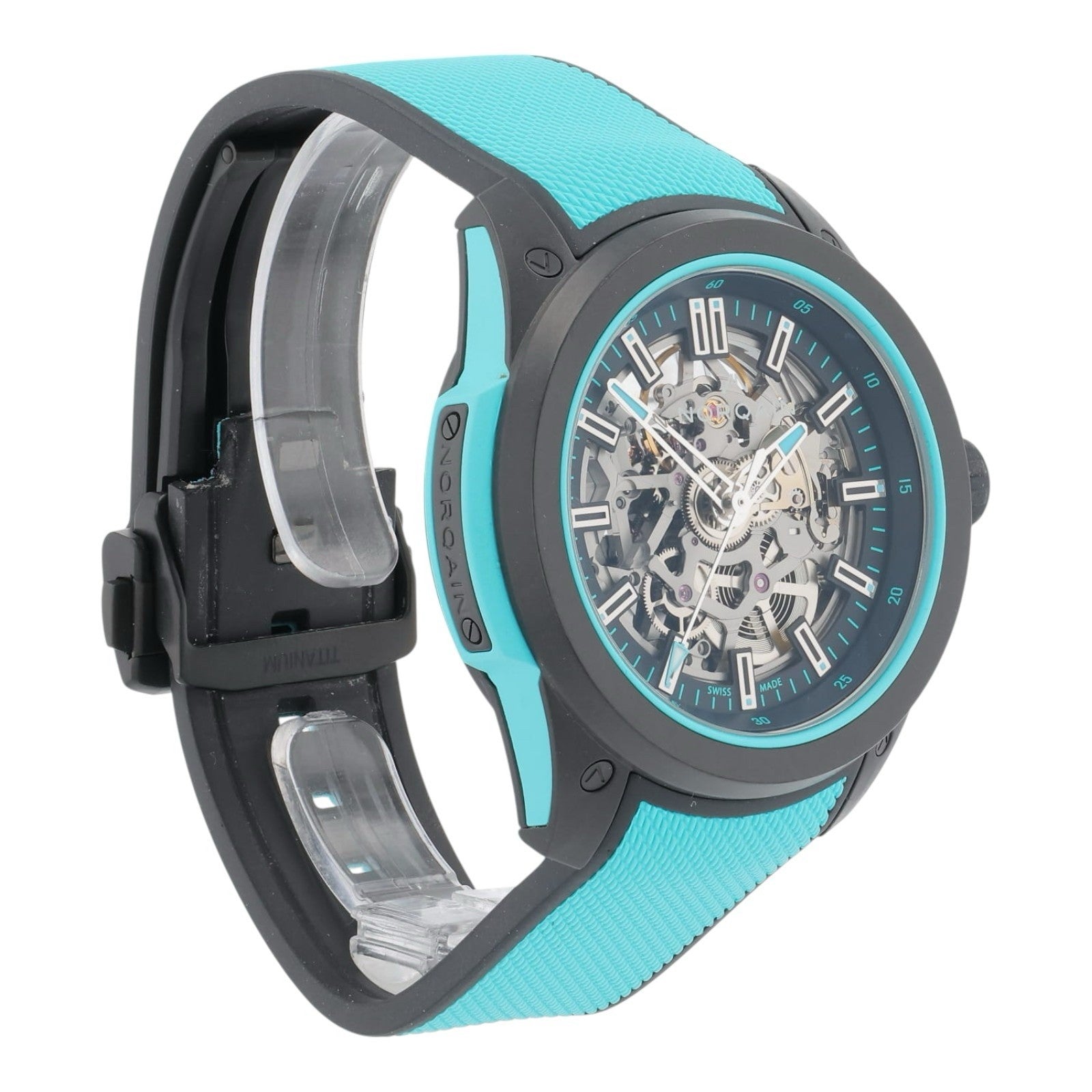 Norqain Wild One Carbon Skeleton Dial 42mm Automatic Movement Mens Watch NNQ3000