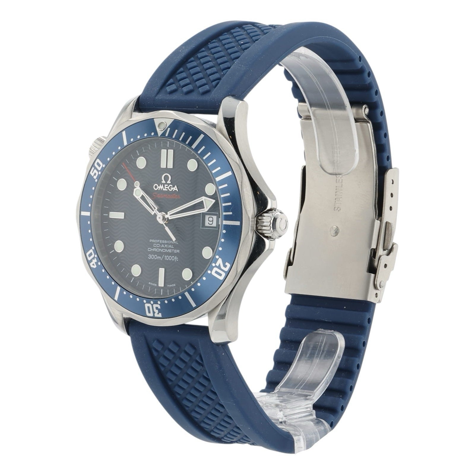 Omega Seamaster Blue Dial Stainless Steel 41mm Automatic Mens Watch 2220.80.00