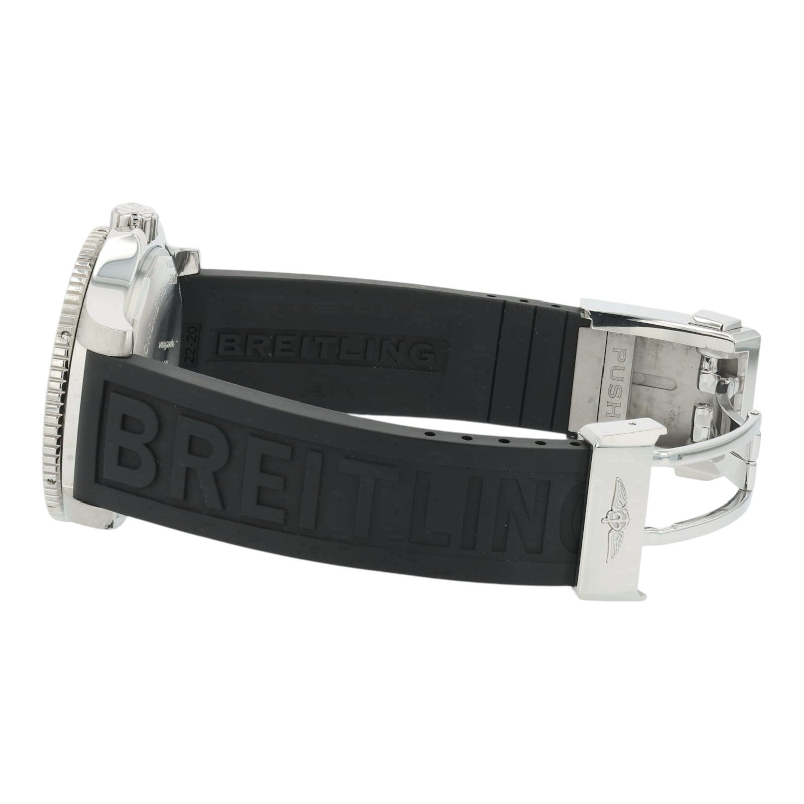 Breitling SuperOcean Black Dial Stainless Steel 44mm Automatic Mens Watch A1736