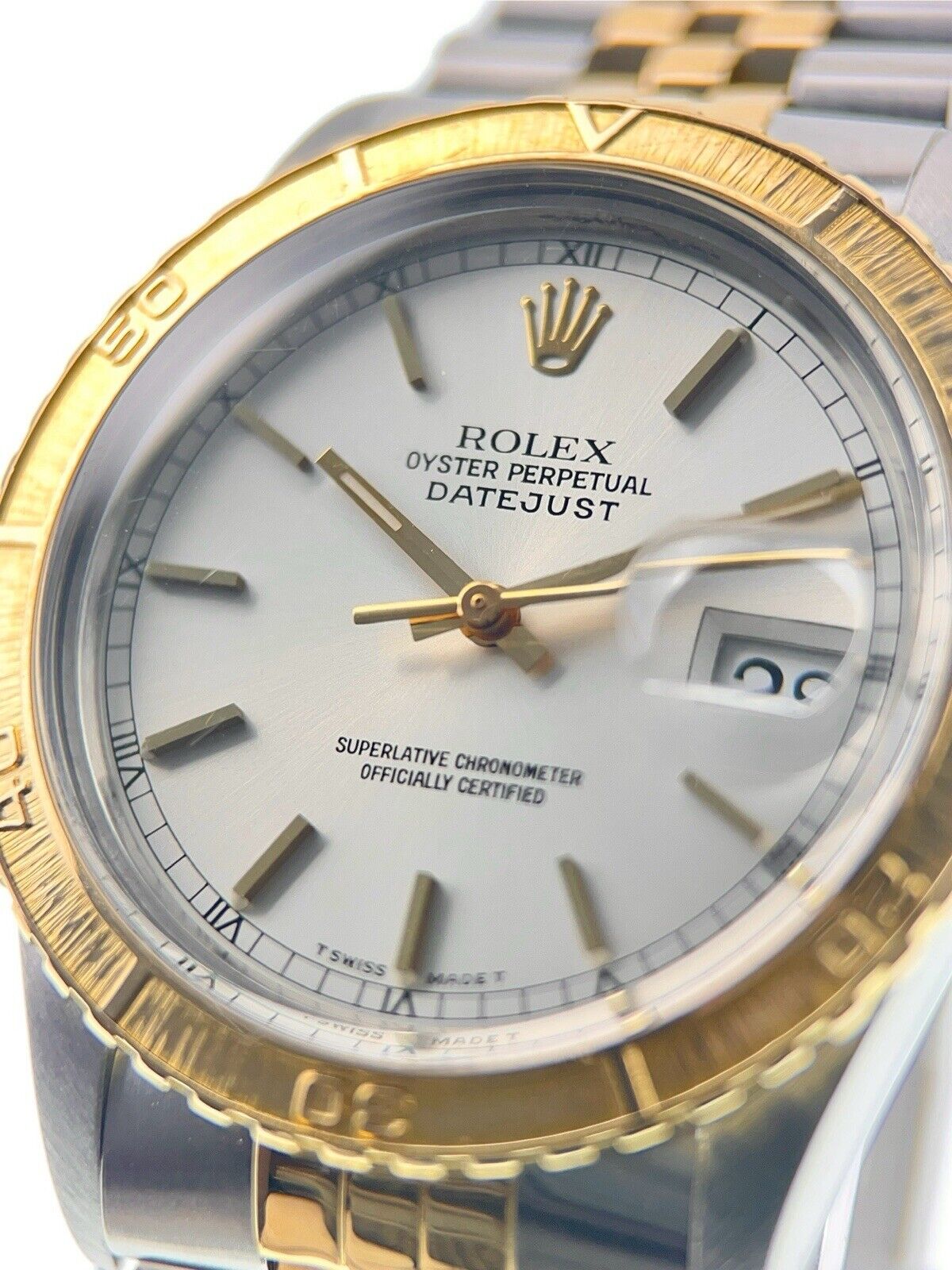 Rolex Datejust Turn-O-Graph Gold & Steel 36mm Automatic Movement Men’s 16253