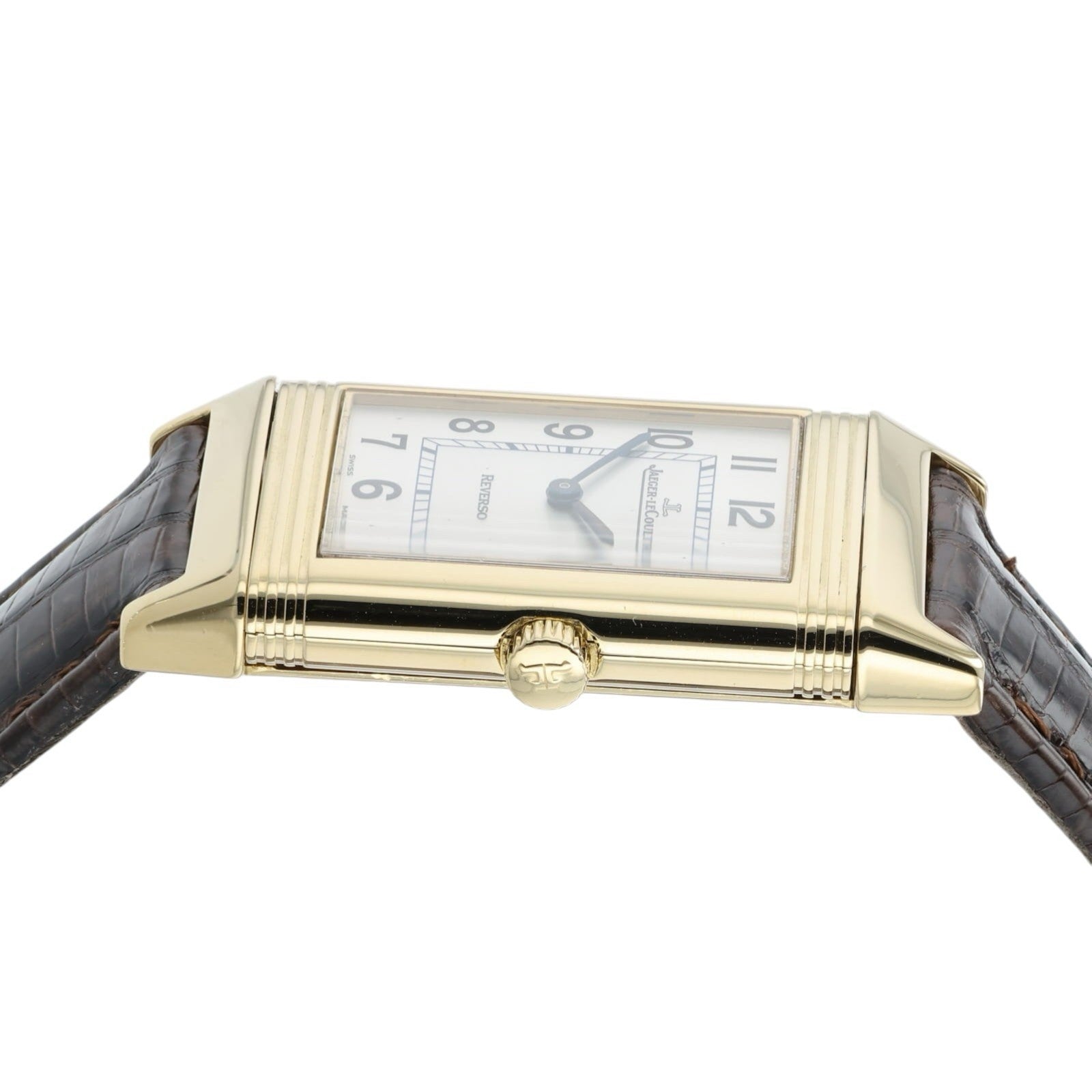 Jaeger LeCoultre Silver Dial 18k Yellow Gold 39x23mm Manual Wind Men’s Q2501410