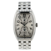 Franck Muller Master Banker Silver Dial Steel 32mm Automatic Mens Watch 2852MB