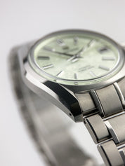 NEW 2025 Grand Seiko Heritage Titanium Green Dial 38mm Automatic WatchSBGH343G