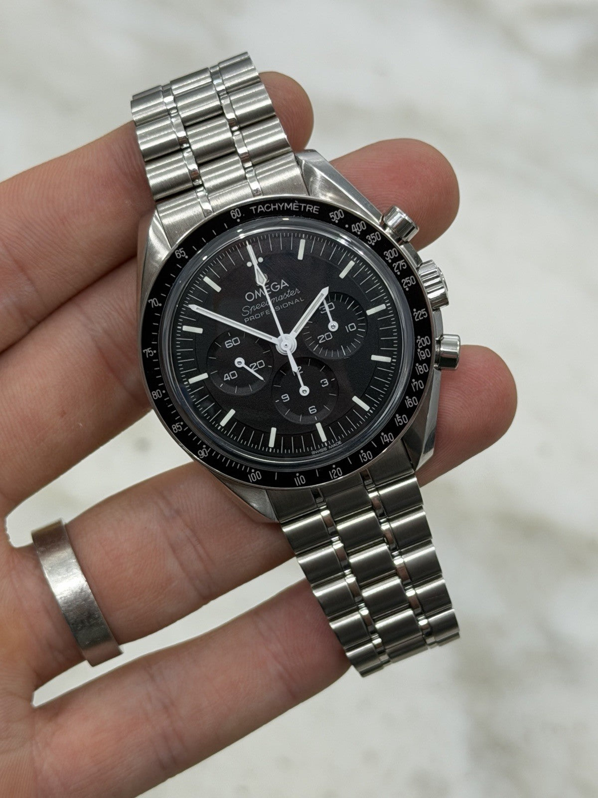 2025 Omega Speedmaster Moonwatch 42mm Black Dial Watch 310.30.42.50.01.002