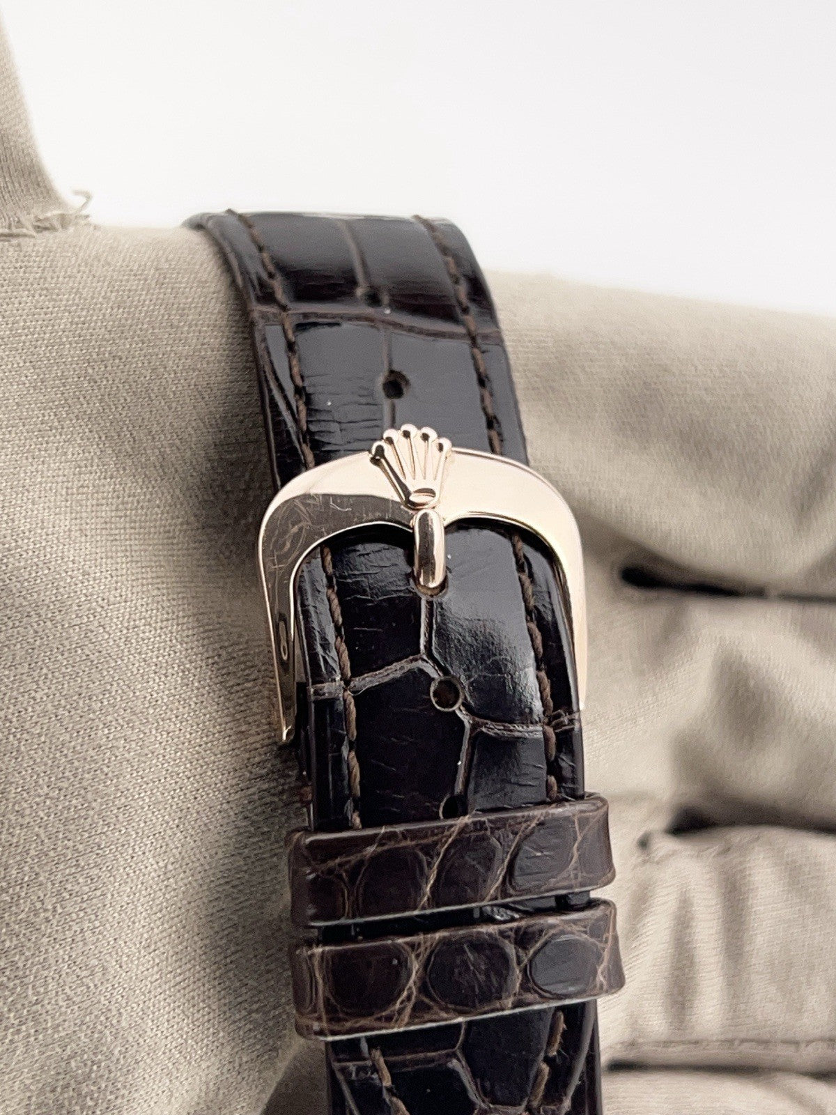 Rose Gold Rolex Cellini Dual Time 50525 | Birmingham Luxury Watches Birmingham, Michigan